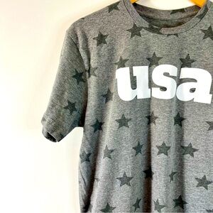 Women’s Star Print Unisex USA Graphic T-shirt Size M